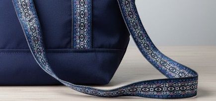 Decov Handbag Multicolor with Decorated Strap-Navy