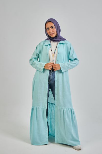 Ward Dress For Women-Aqua-M