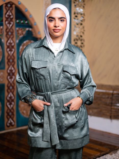 Pockets Set in Dark Turquoise