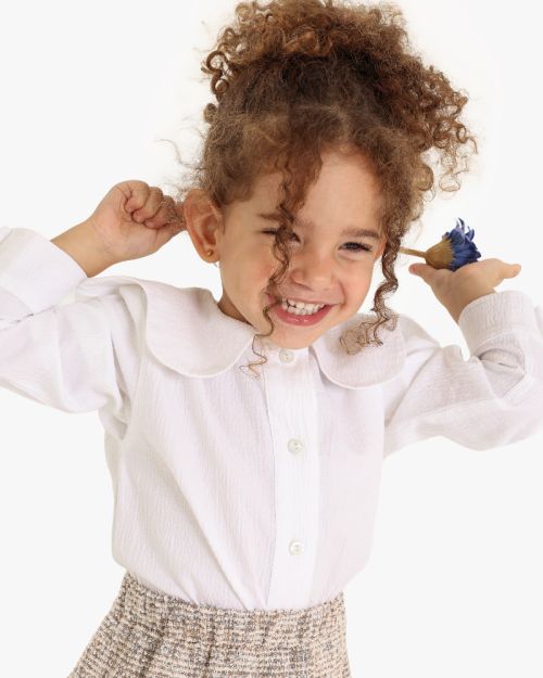 Kids Casual Cotton Blouse