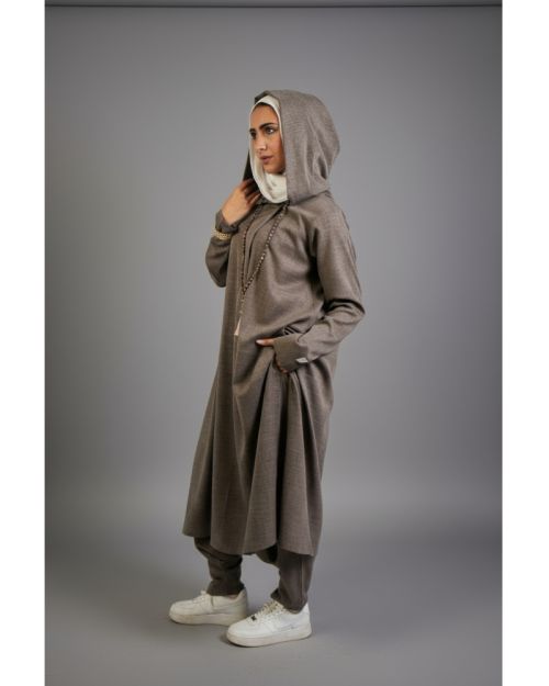 Rawaa Set For Women-Gray-M