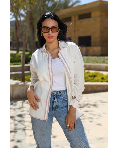 Lavender Linen Shirt