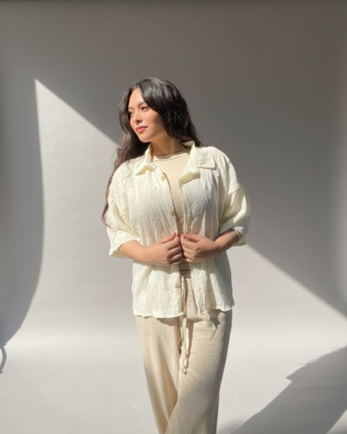  Lazy Linen pants - beige