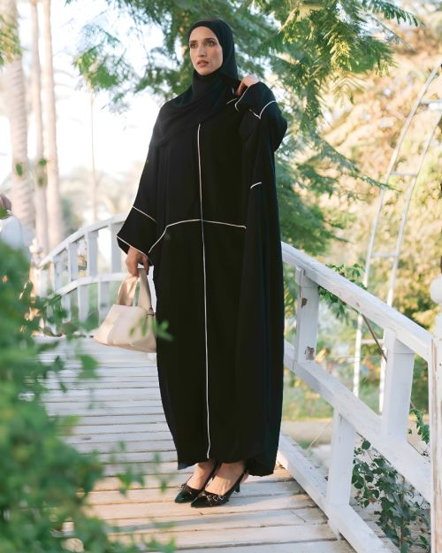 Linear Touch Abaya