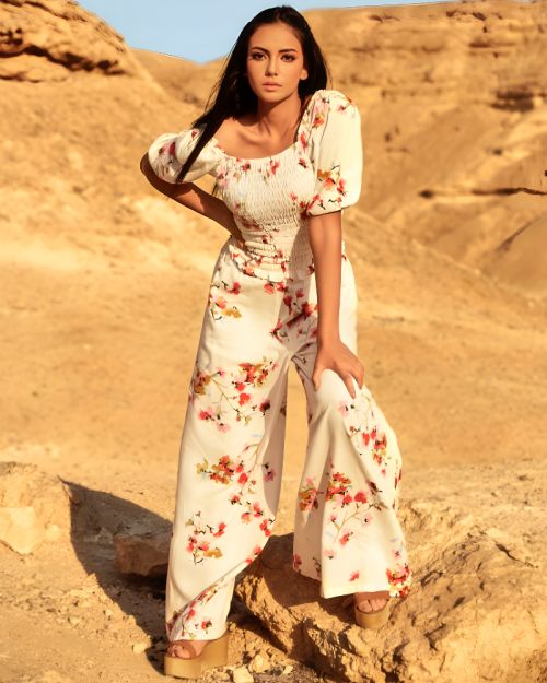 Floral set coton
