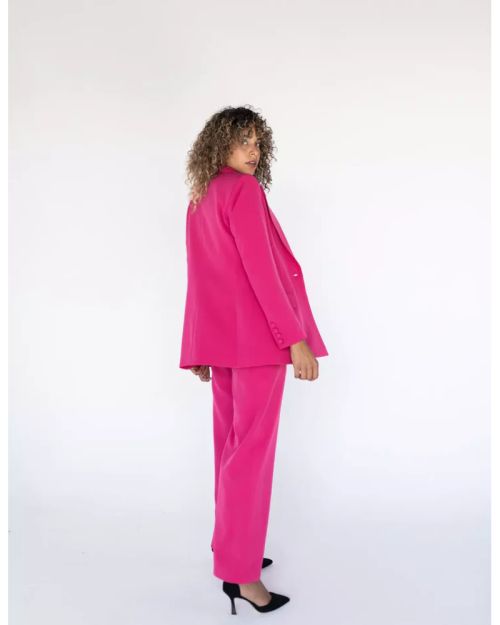 Lollipop Wide-Leg Straight Mid Pants-M