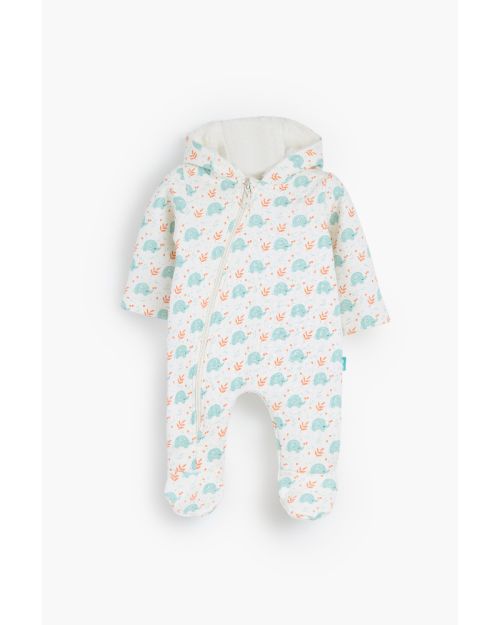 Love elephant Hooded printed Romper-0-3 mth