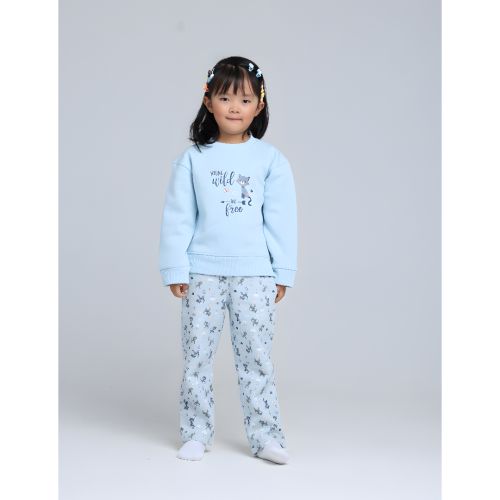 Lovely cat Rouned Printed Set-3 yrs