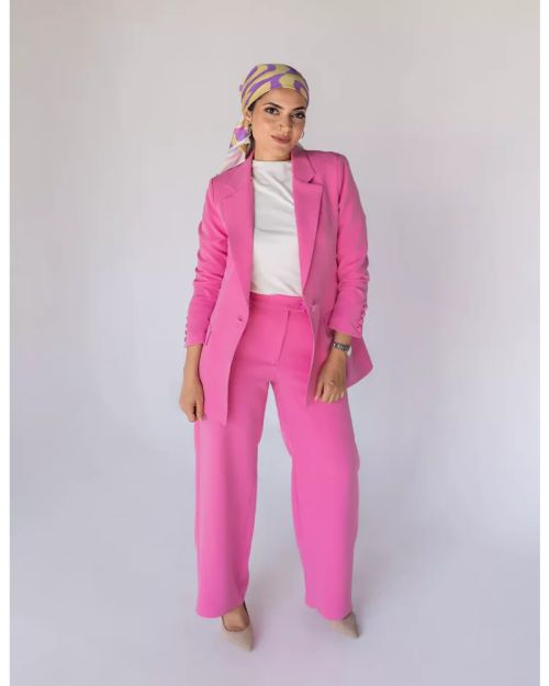 Mandeville Wide-Leg Straight Mid Pants