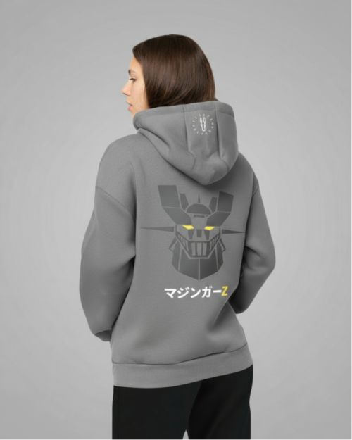 Mazinger Z hoodie-Gray-M
