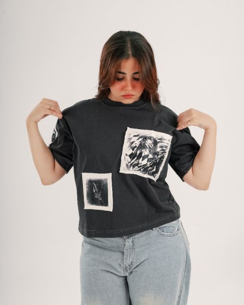 Oversized Patch Tee – Rebel Frames	