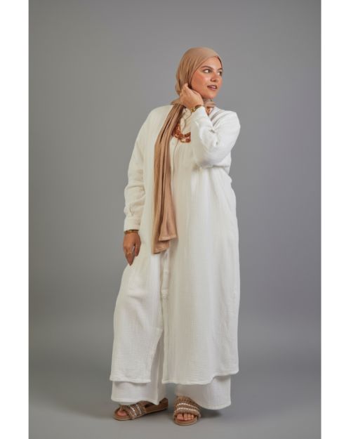 Zohoor Set For Women-White-M