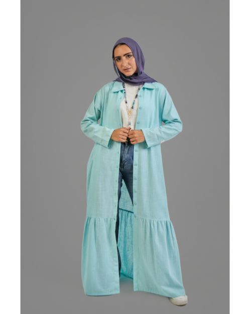 Ward Dress For Women-Aqua-M