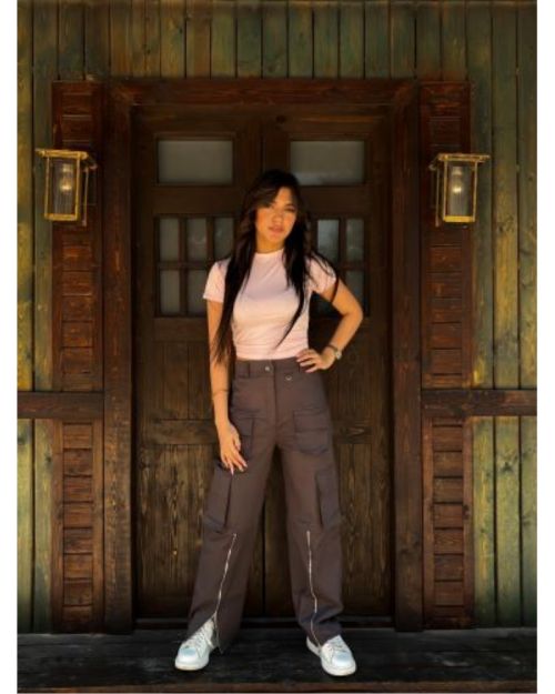 Pockets Pants Dark Grey-M