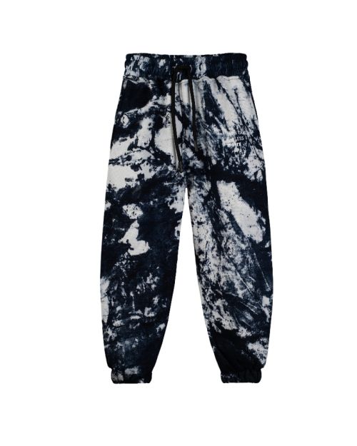 Tie-Dye Hoodie Set-4 yrs-Navy & Blue