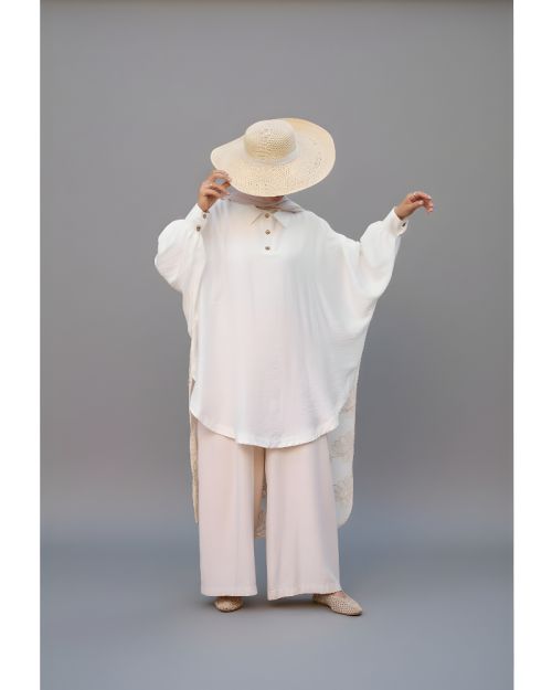 Boho Dreams – Mixed Linen Dress