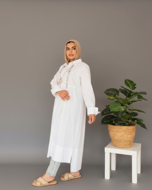 Nagham Tunik-White-L