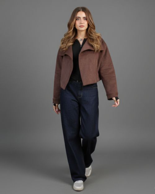 Over size  Suede jacket