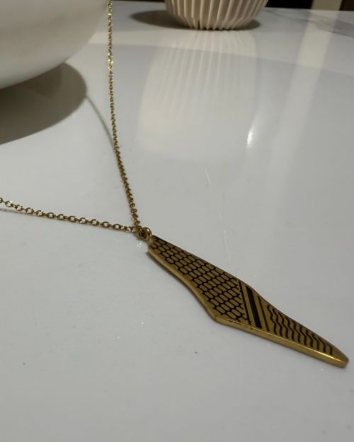 قلادة خريطة فلسطين