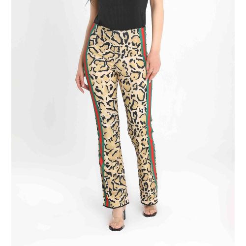 Women’s Elegant Zebra Pattern Print Party Pants 