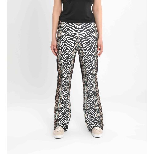 Women’s Elegant Zebra Pattern Print Party Pants 