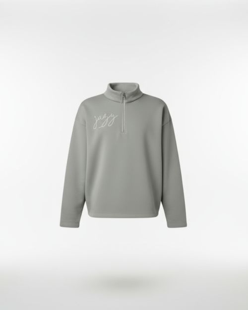 Pearl quarter zipper