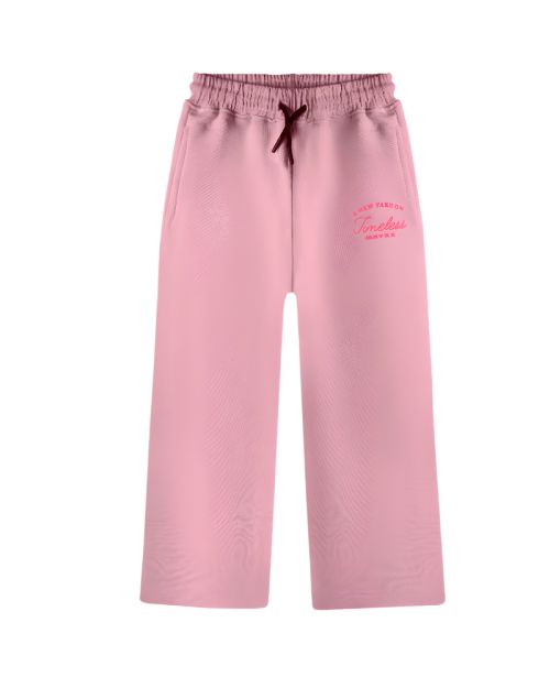 Wide-leg Sweatpants-Pink-4 yrs