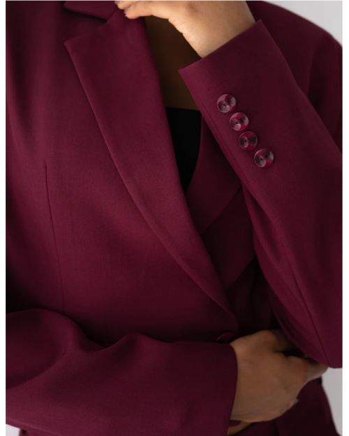 Regal Touch Cropped Blazer