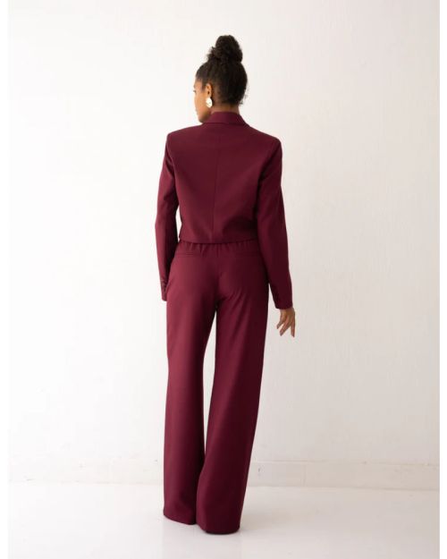 Regal Touch Cropped Blazer-S