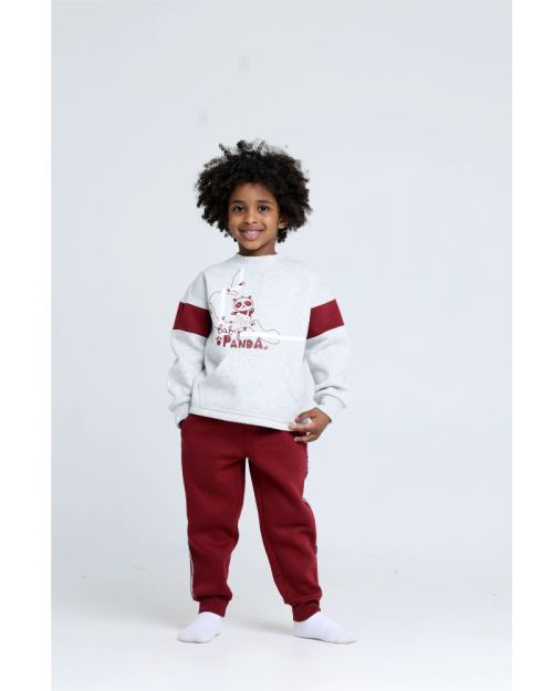 Collar Pajamas Set