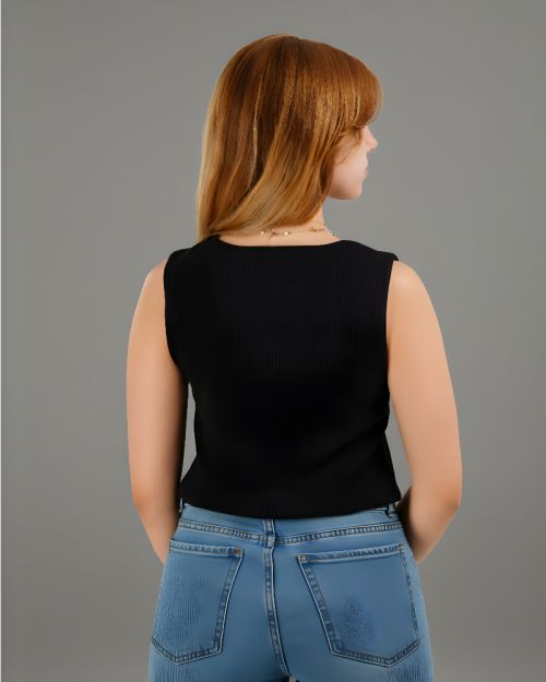 Plein De Vie black vest