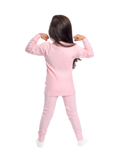 Girl Thermal Sets-Rose-6 yrs