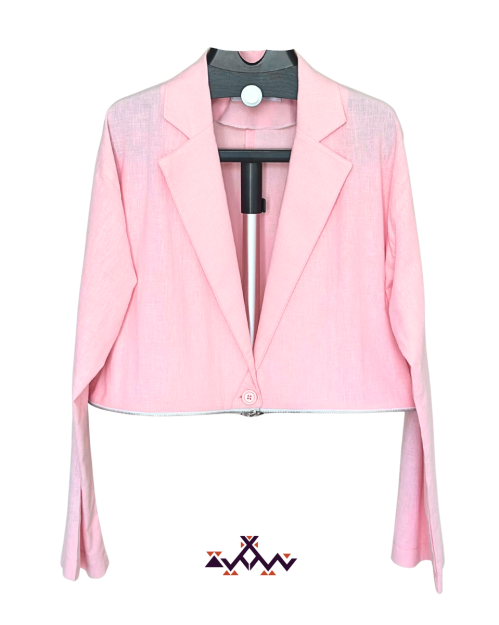 Nyllya zipper blazer 