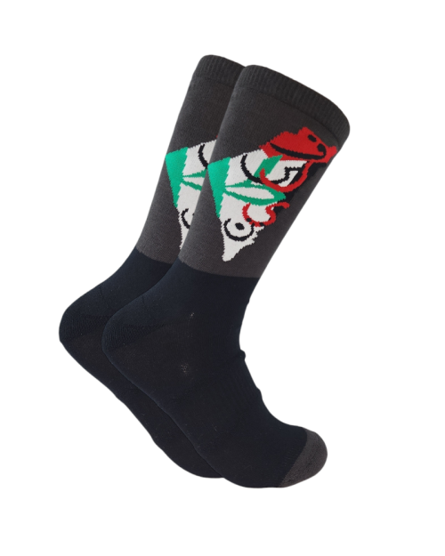 Long Socks Liner Heel and Toe Casual Style MultiColoure-40-45