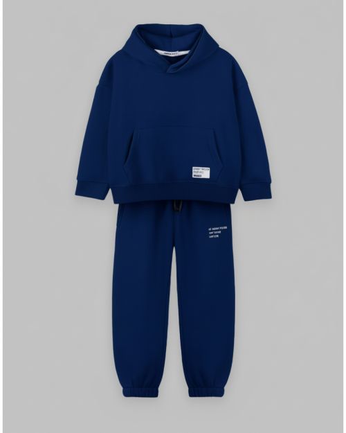Piping Hoodie Set-Navy-4 yrs