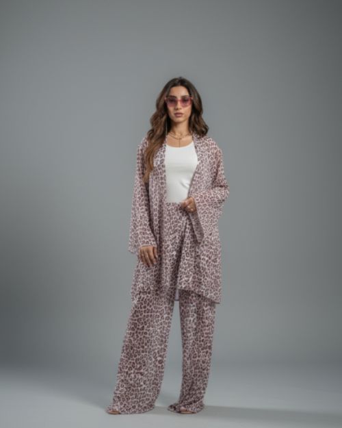 Striped Wide-Leg Pants