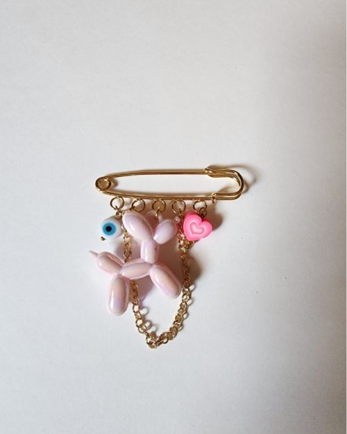 Cute Puppy pin-Rose