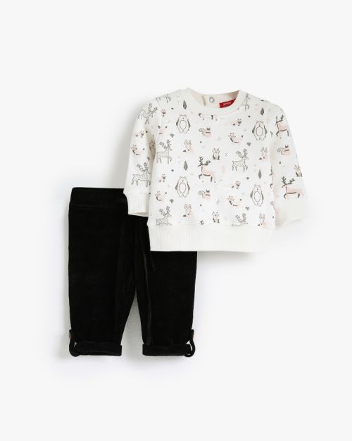 Forset Rouned Printed Set-0-3 mth