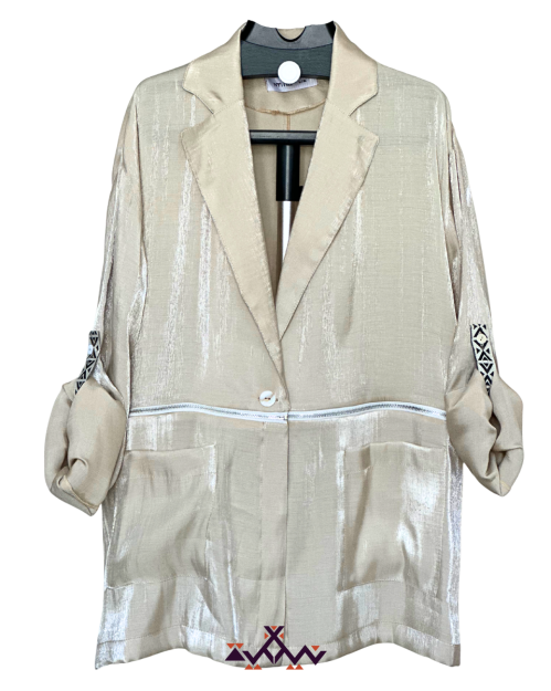 Nyllya sand glow blazer