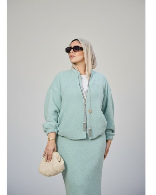 Shimmery Sahar Set-Mint-L