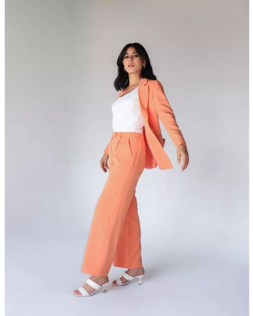 Simon Wide-Leg Straight Mid Pants
