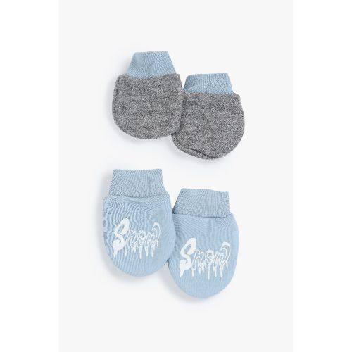 Snow day Printed Mittens