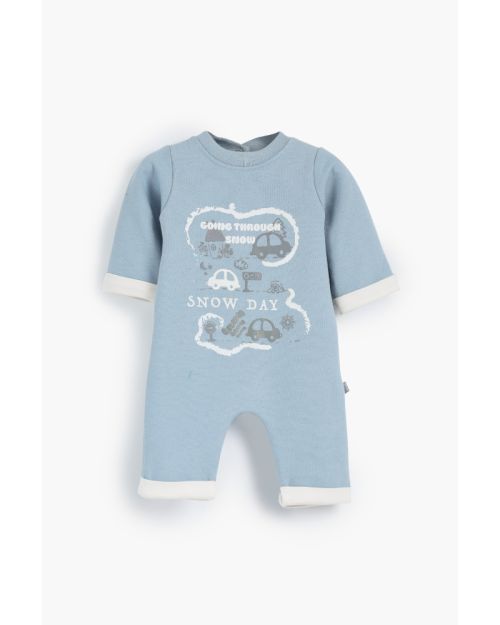 Snow day Rouned Romper-0-3 mth