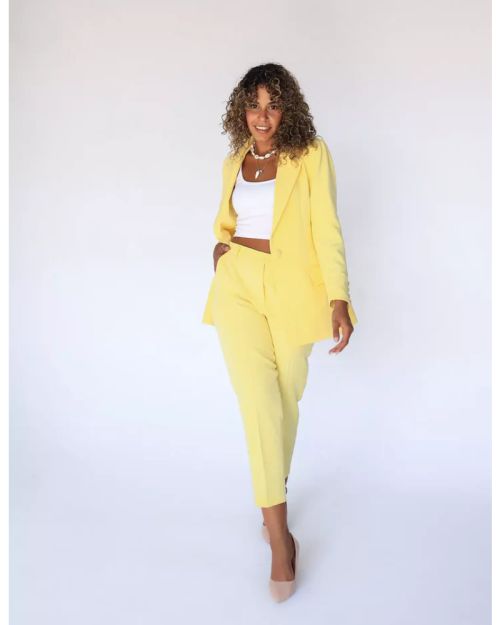 Sun Flower Slim Pants