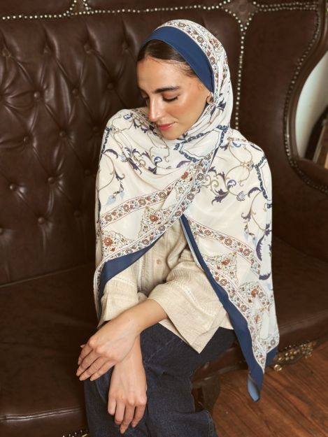 Blue Whisper Scarve For Women