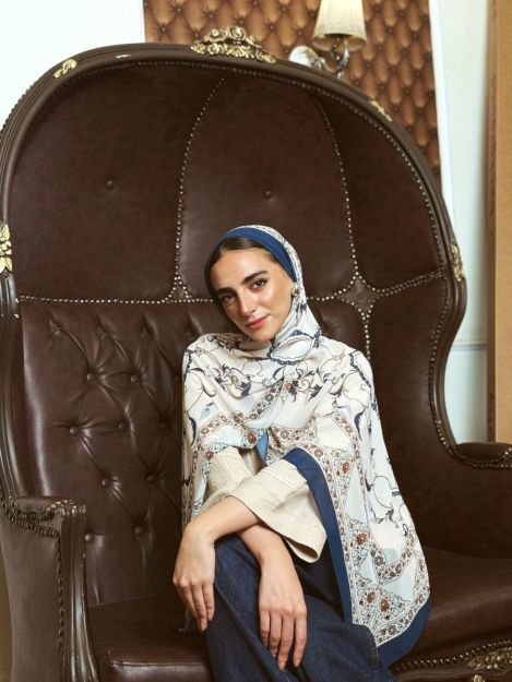 Blue Whisper Scarve For Women