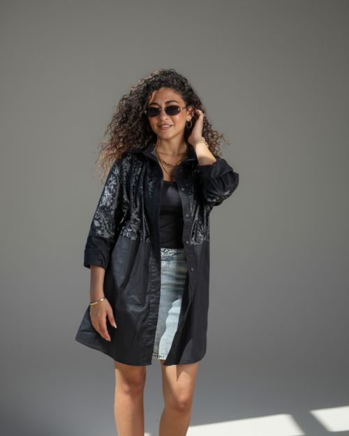 Duo-Tone Statement Shirt