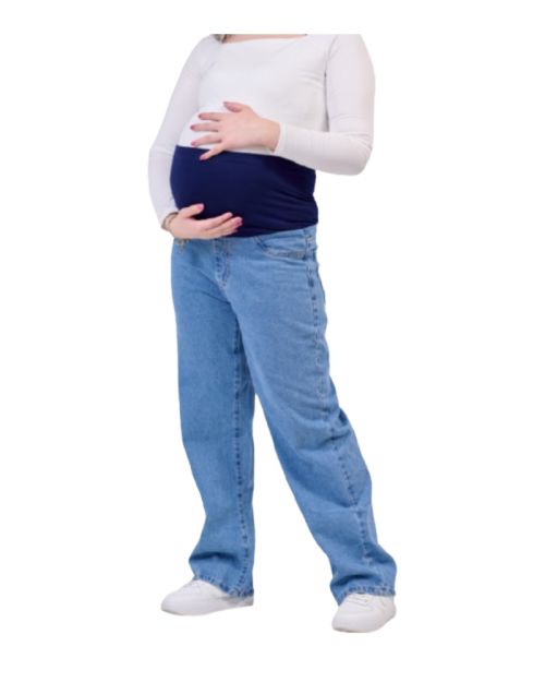 Maternity straight jeans