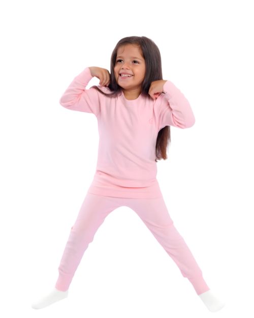 Girl Thermal Sets-Rose-6 yrs