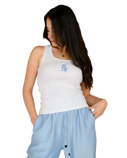 Plein De Vie Tank top-White-S